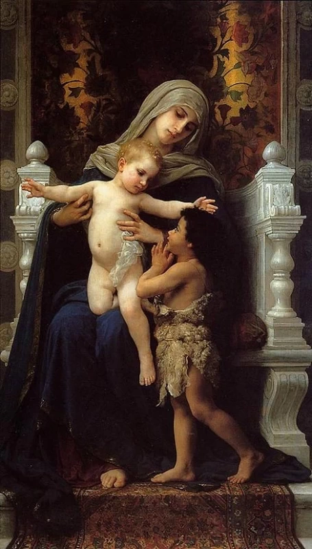 La Vergine, il Bambino Gesù e San Giovanni Battista, 1882